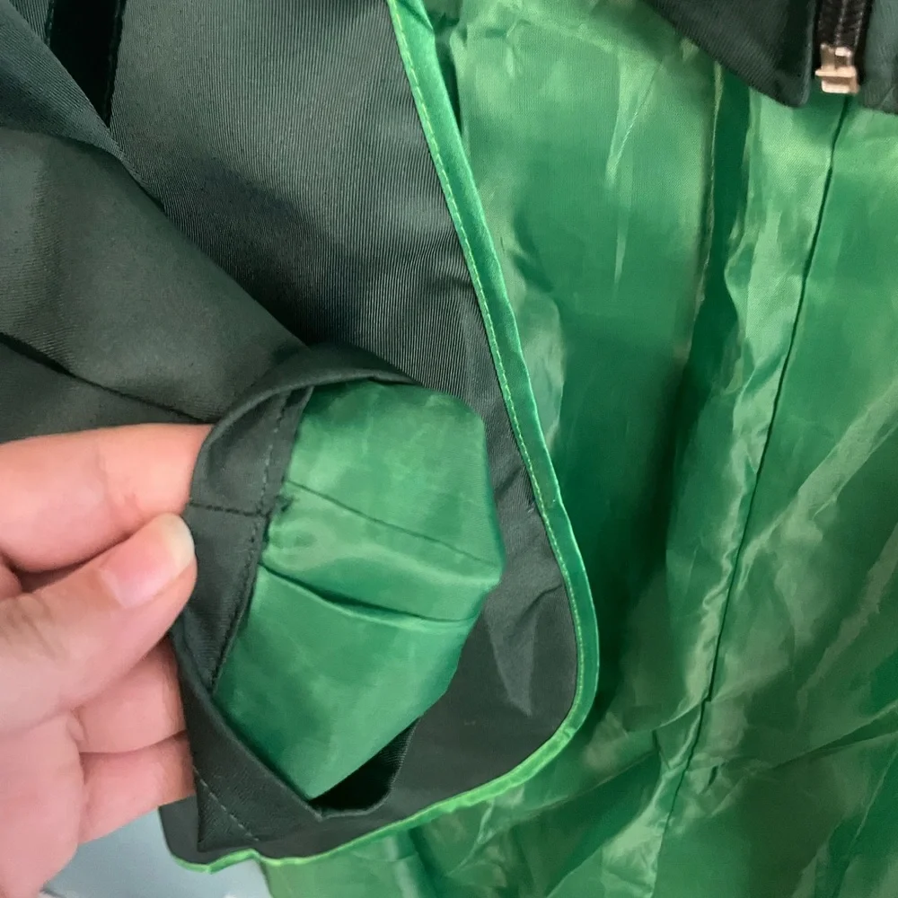 *Halloween Sale - Green Steampunk Ringmaster Tailcoat Costume jacket for Women - Picture 9 of 14